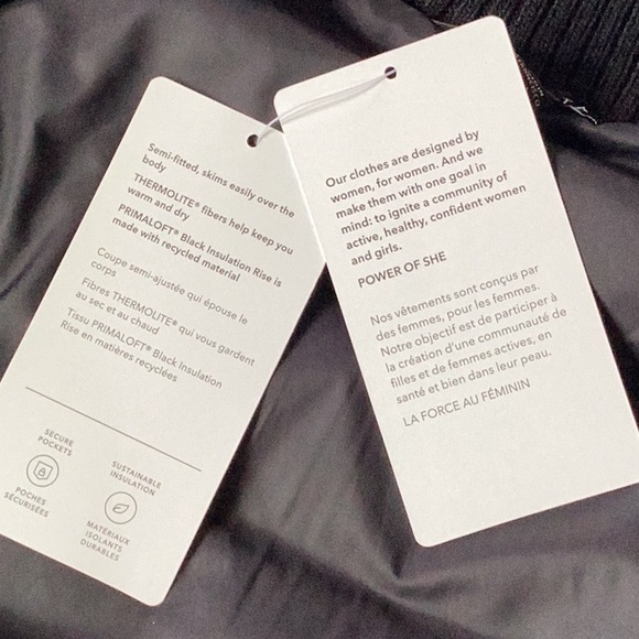 ATHLETA Black Hanover Hybrid Insulated Jacket - Picture 6 of 6